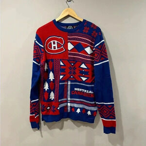 Montreal Canadiens Official NHL  Ugly Sweater - HOLIDAY Christmas